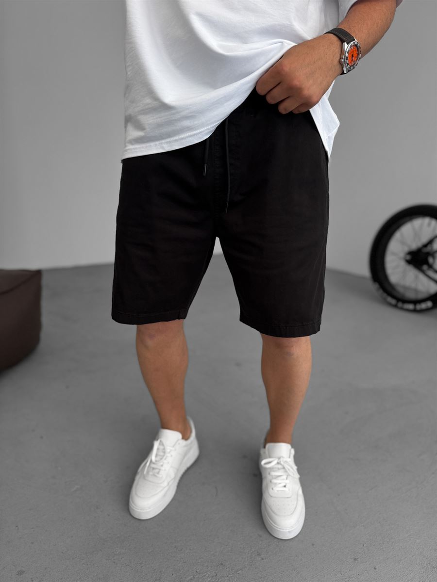 Thin Basic Gabardine Shorts