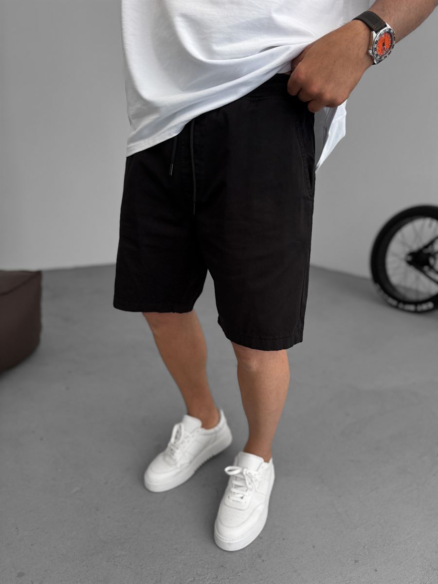 Thin Basic Gabardine Shorts