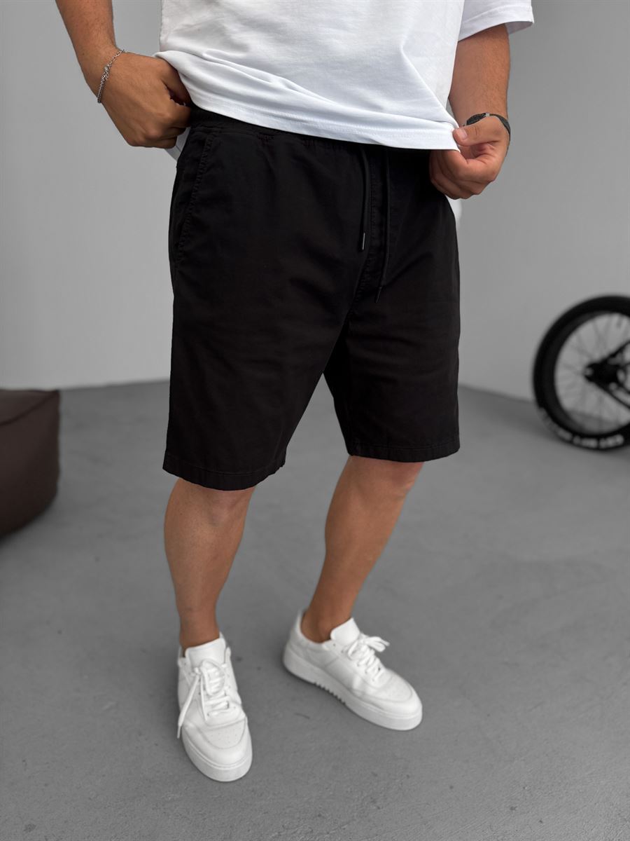 Thin Basic Gabardine Shorts
