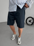 Thin Basic Gabardine Shorts