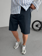Thin Basic Gabardine Shorts
