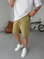 Thin Basic Gabardine Shorts