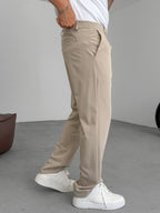 Pleated Lycra Baggy Pants