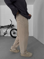 Thin Washed Baggy Pants