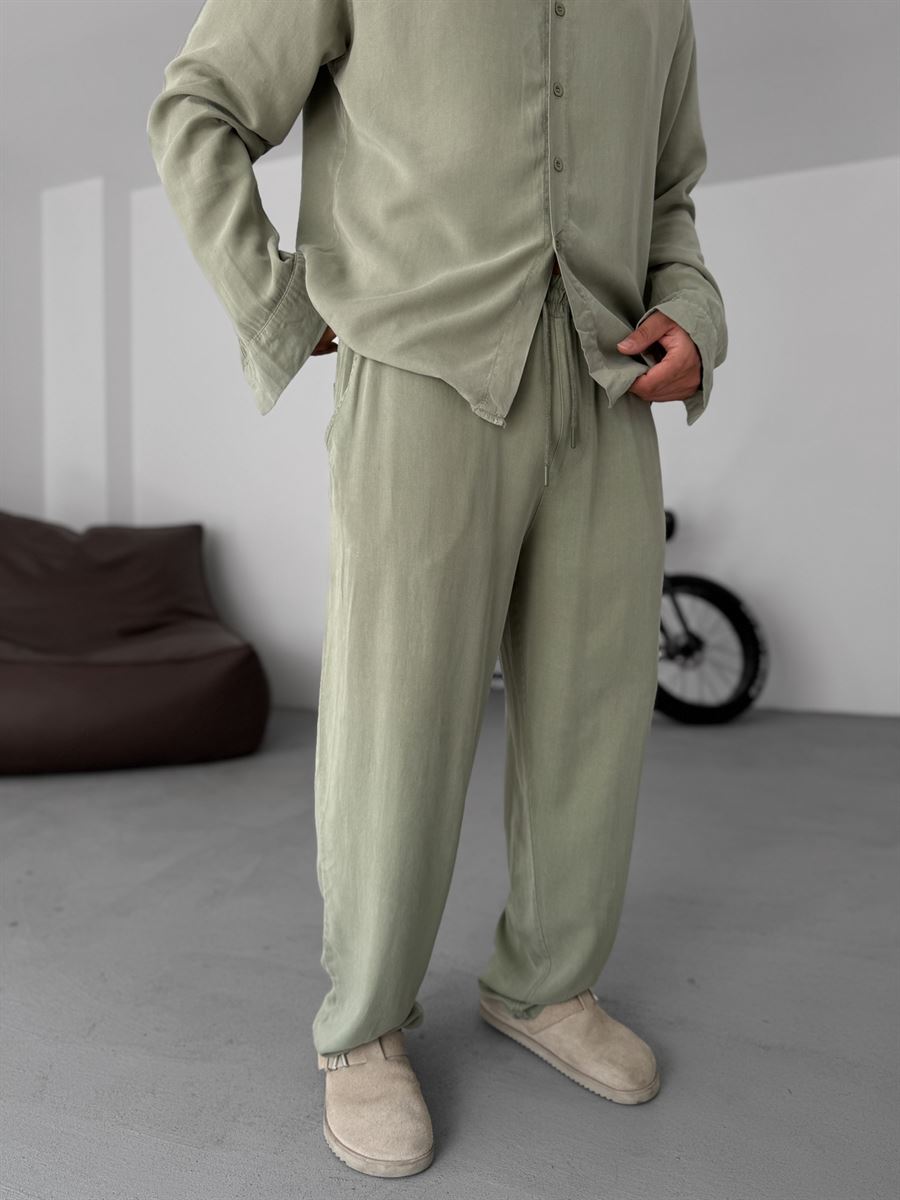 Thin Washed Baggy Pants