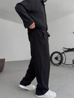 Cotton-Linen Baggy Pants