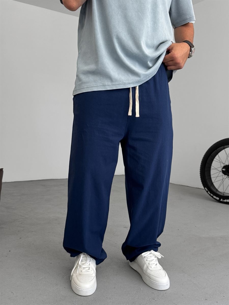 Cotton-Linen Baggy Pants