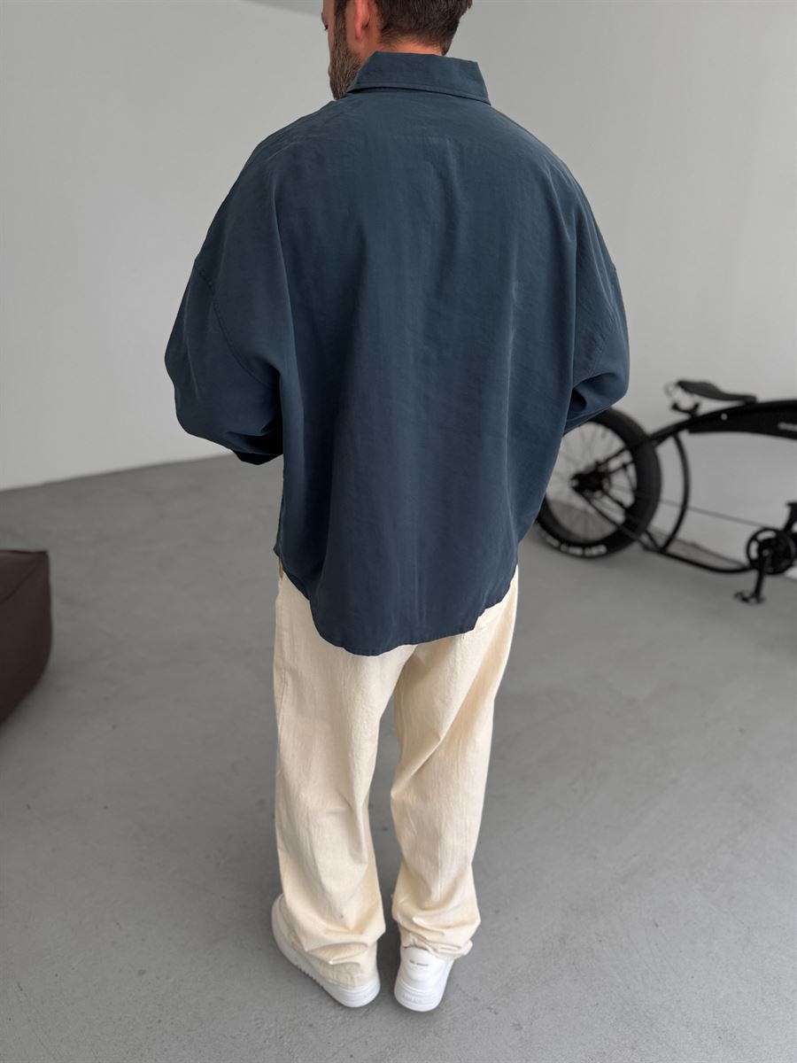 Single Pocket Modal Fabric Shirt