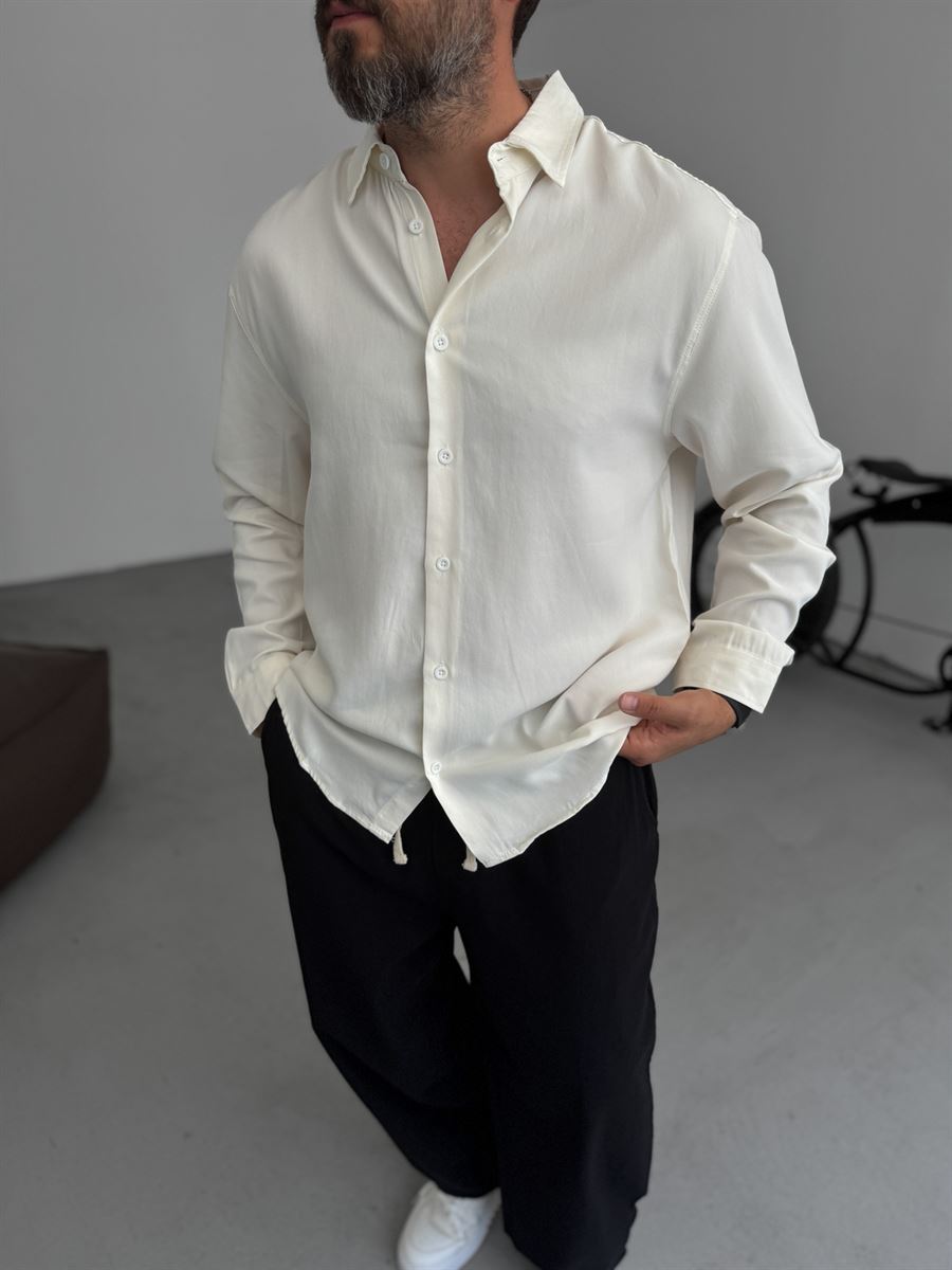 Washed Tencel Fabric Shirt