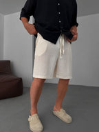 Muslin Fabric Basic Shorts