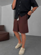 Muslin Fabric Basic Shorts