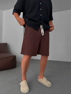 Muslin Fabric Basic Shorts