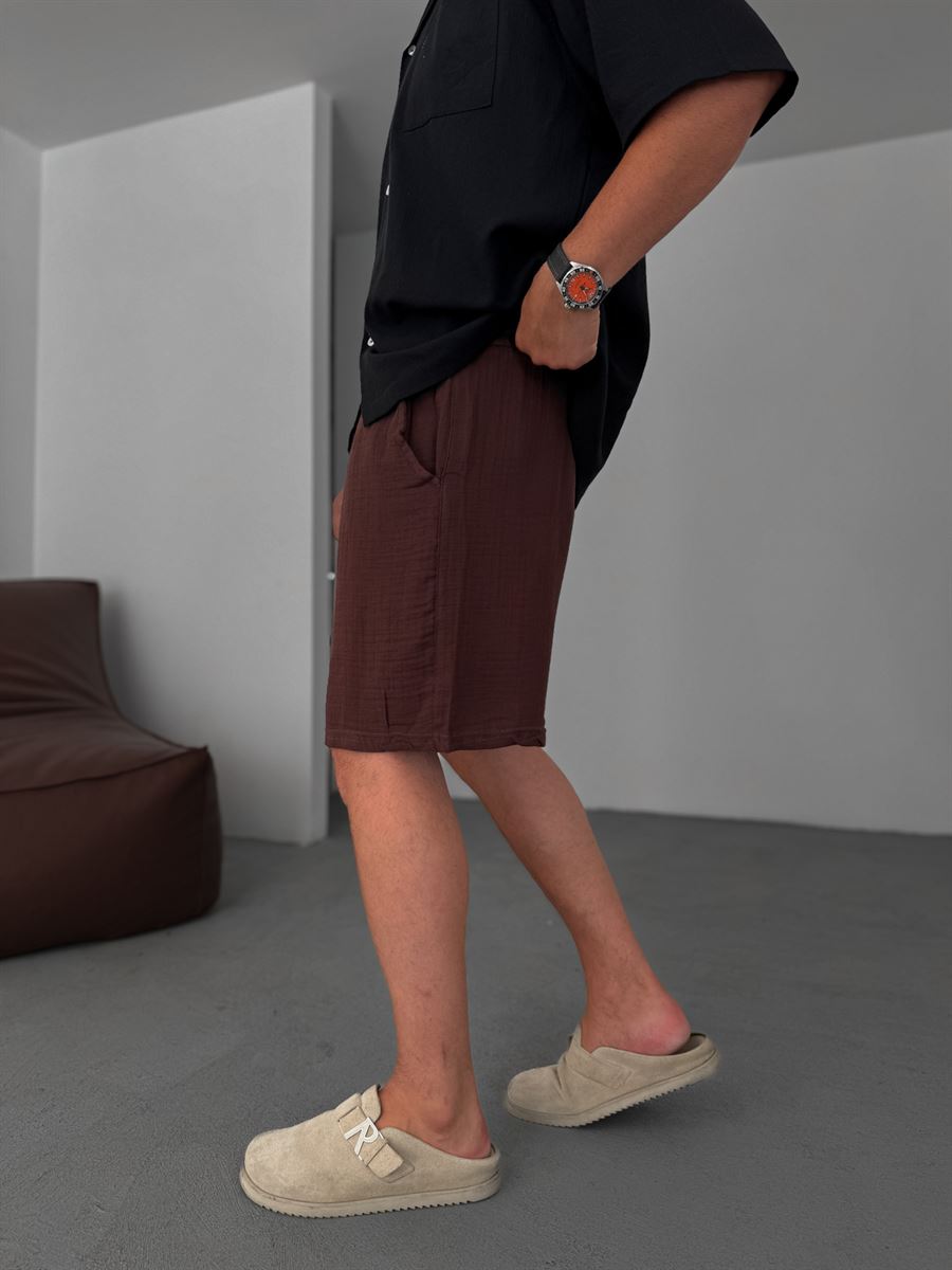 Muslin Fabric Basic Shorts