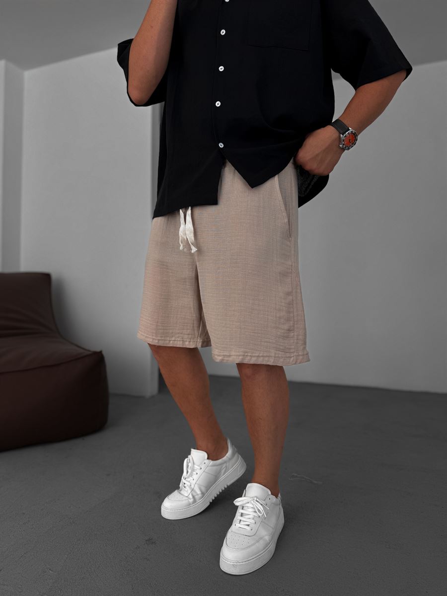 Muslin Fabric Basic Shorts