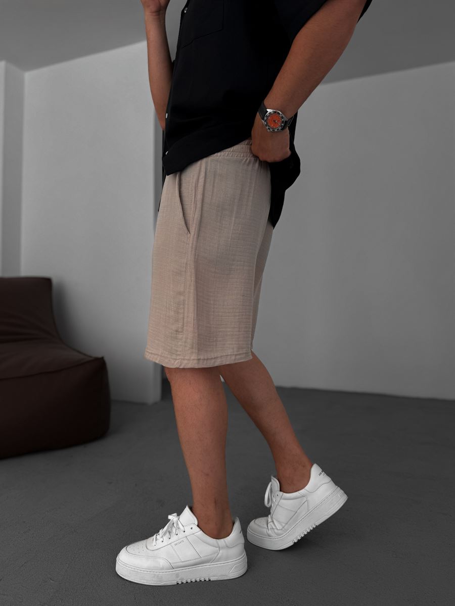 Muslin Fabric Basic Shorts