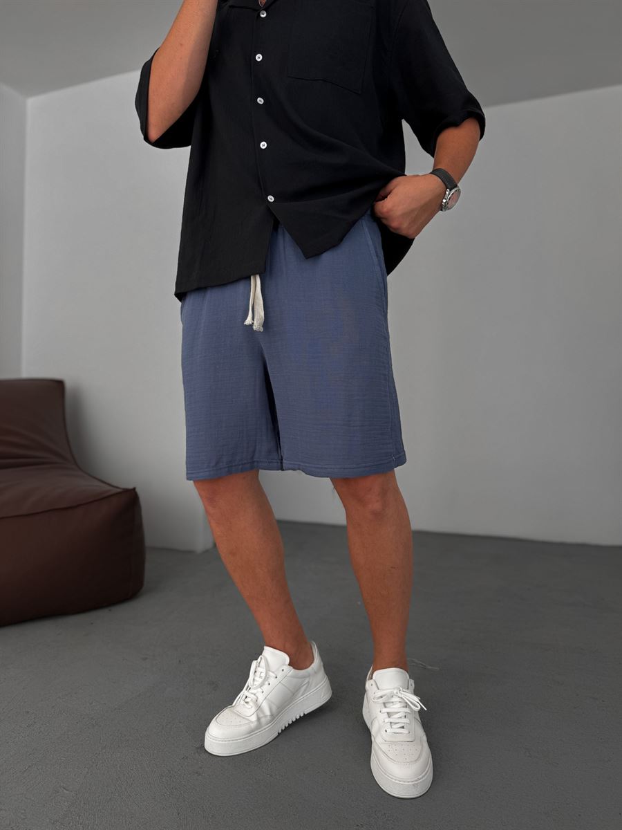 Muslin Fabric Basic Shorts