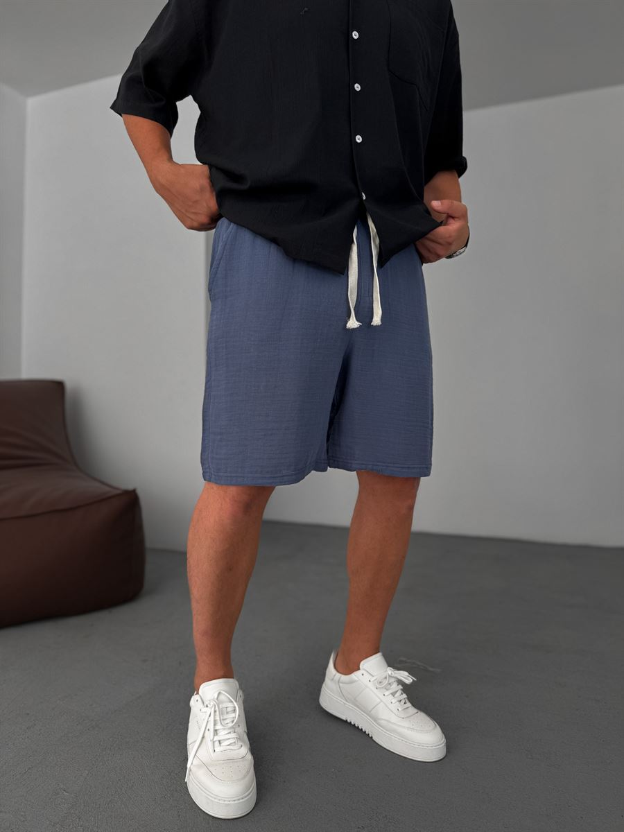 Muslin Fabric Basic Shorts