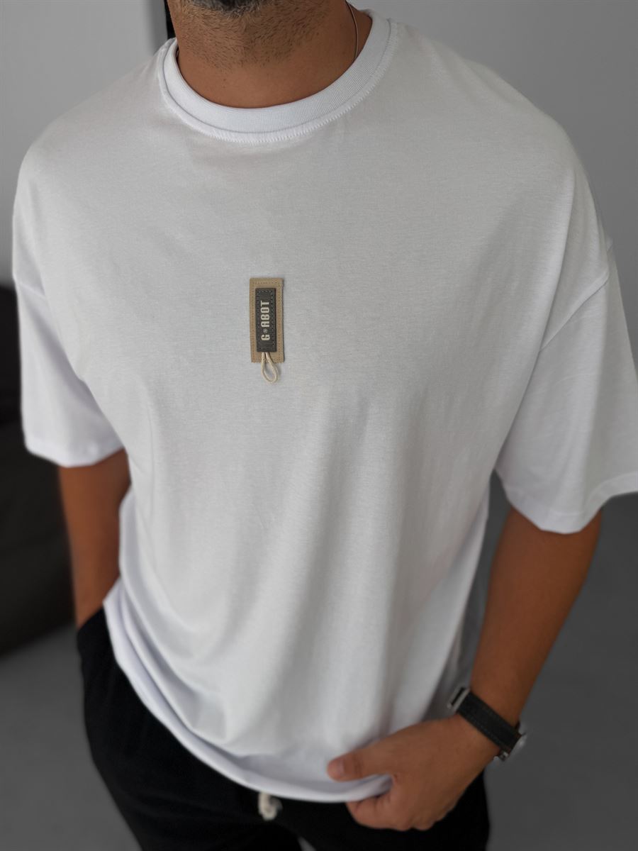 G- String Patched Oversize T-Shirt