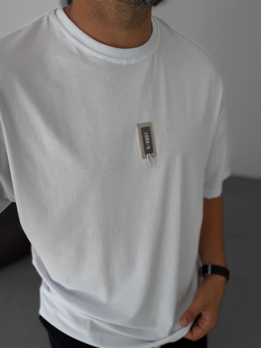 G- String Patched Oversize T-Shirt
