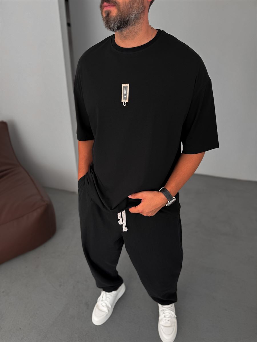 G- String Patched Oversize T-Shirt