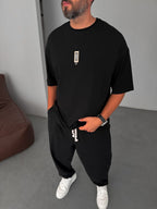 G- String Patched Oversize T-Shirt