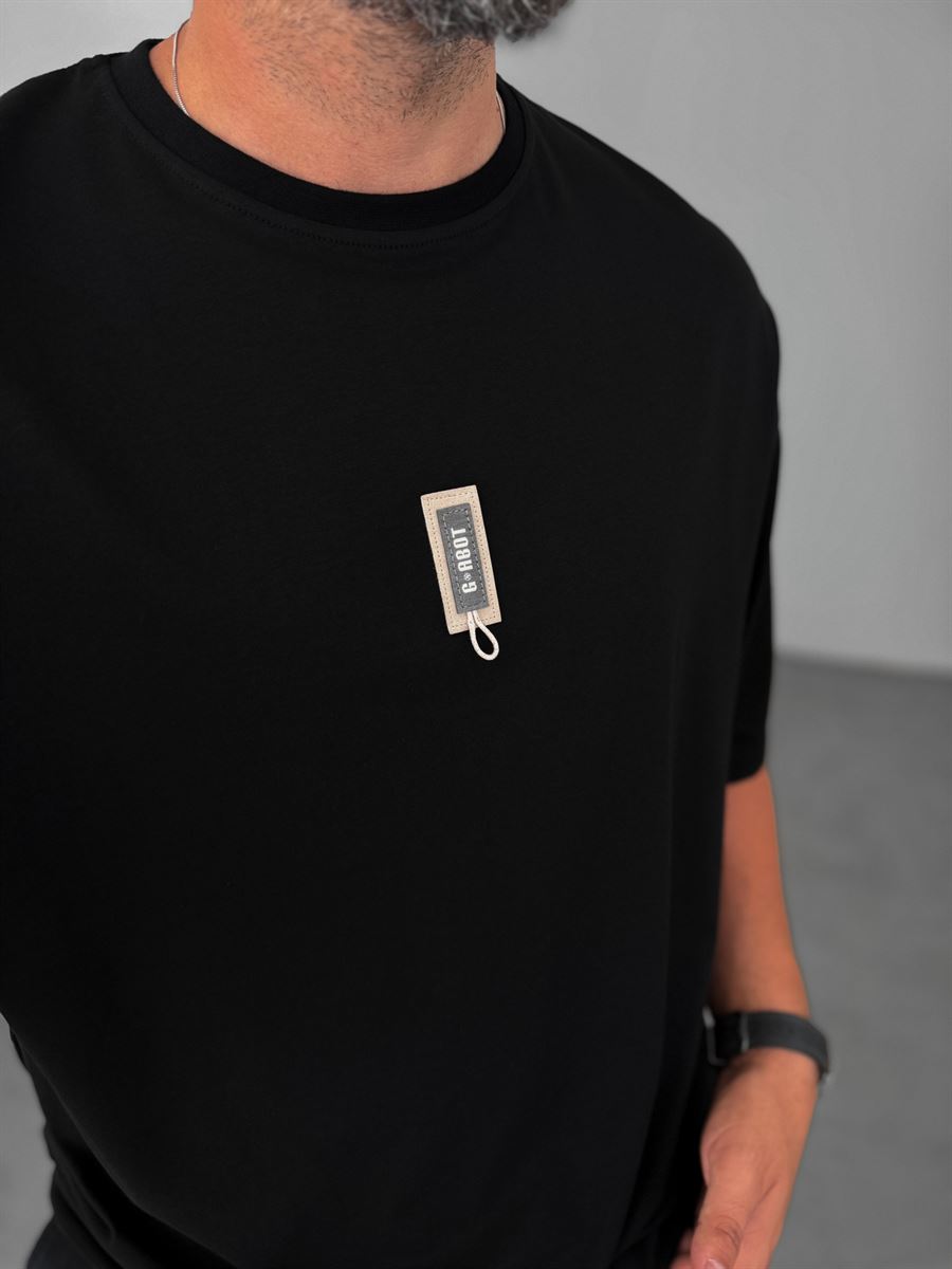 G- String Patched Oversize T-Shirt