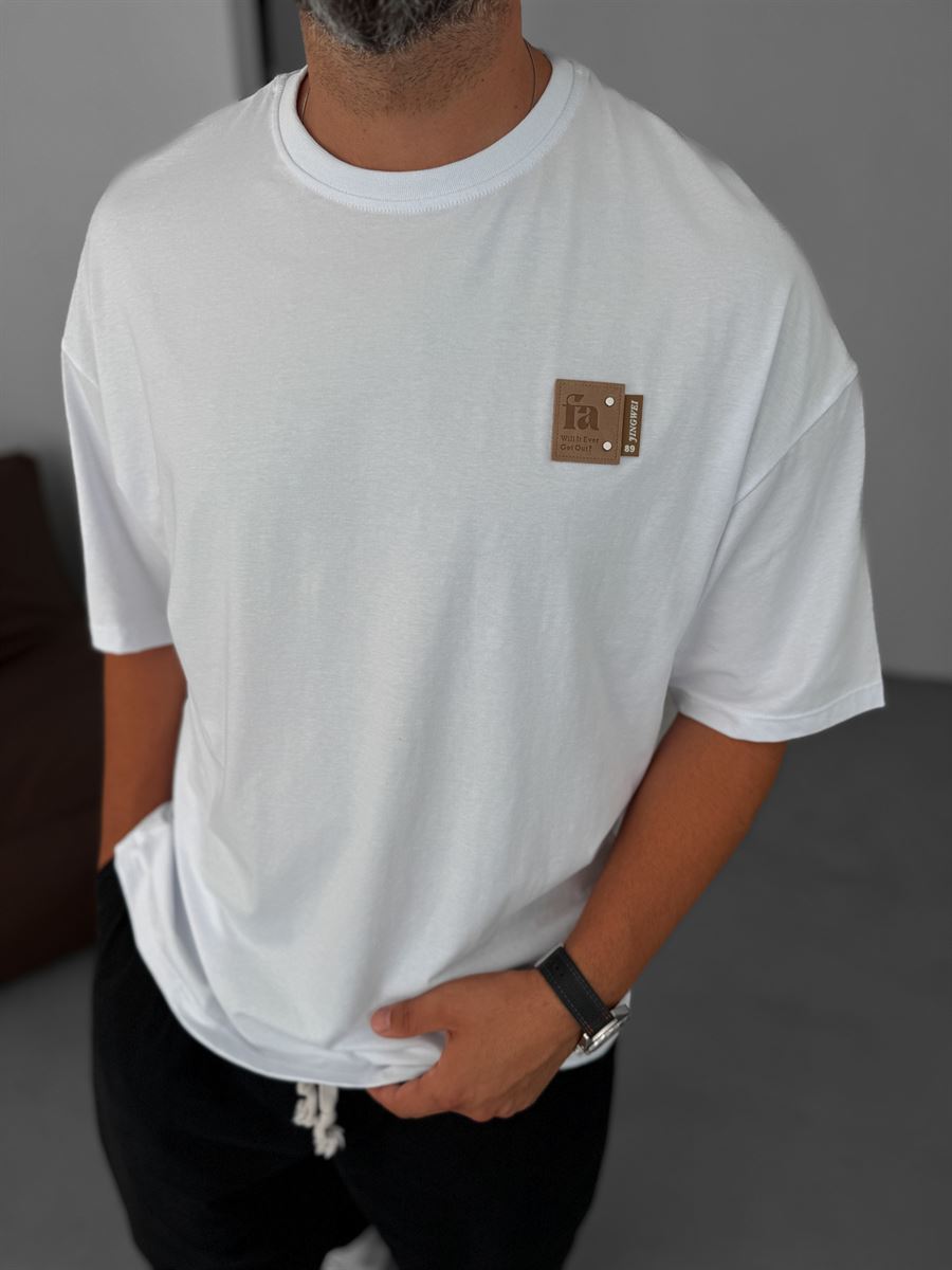Fa-Patched Oversize T-Shirt