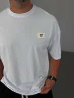 W-Patched Oversize T-Shirt