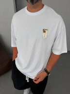 Ready String Patched Oversize T-Shirt