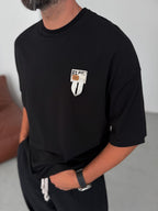 Ready String Patched Oversize T-Shirt