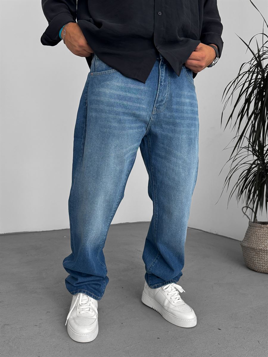 Washed Baggy Jean