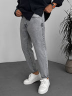 Washed Boyfriend Jean