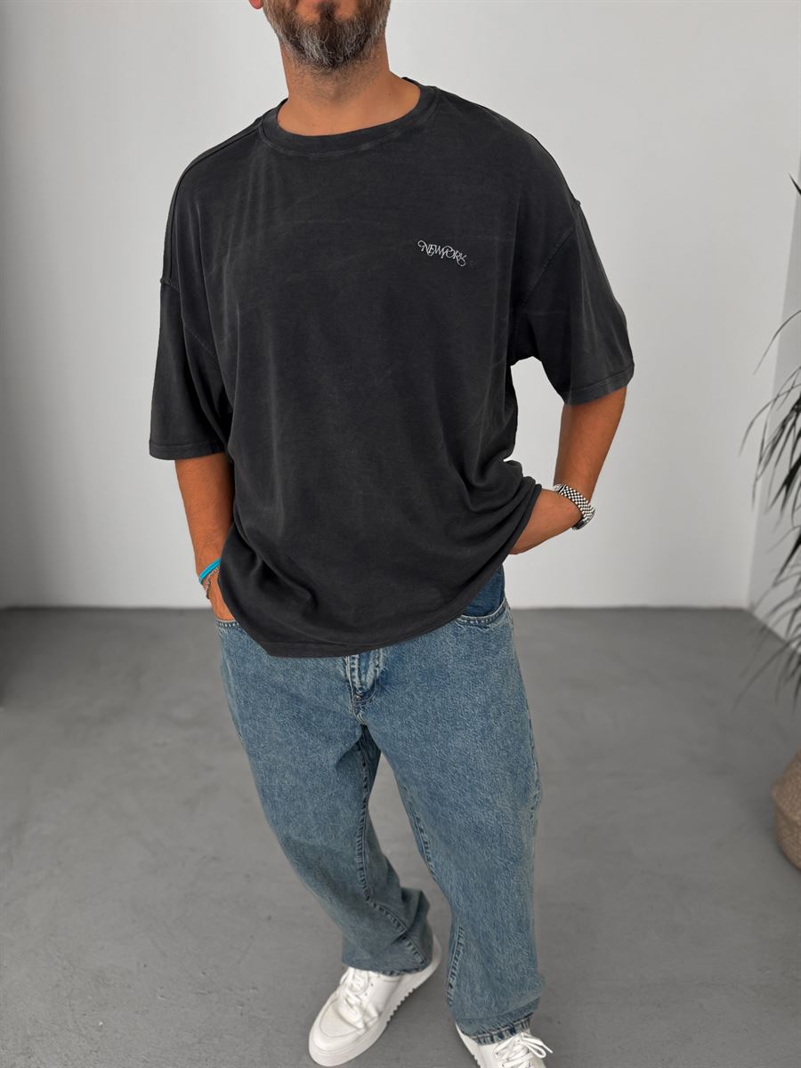 New York Embroidered T-Shirt