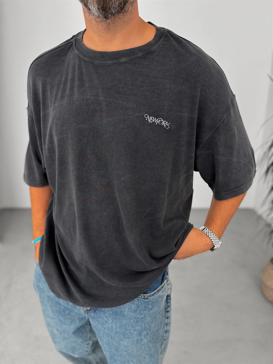 New York Embroidered T-Shirt