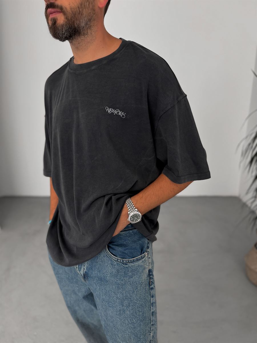 New York Embroidered T-Shirt