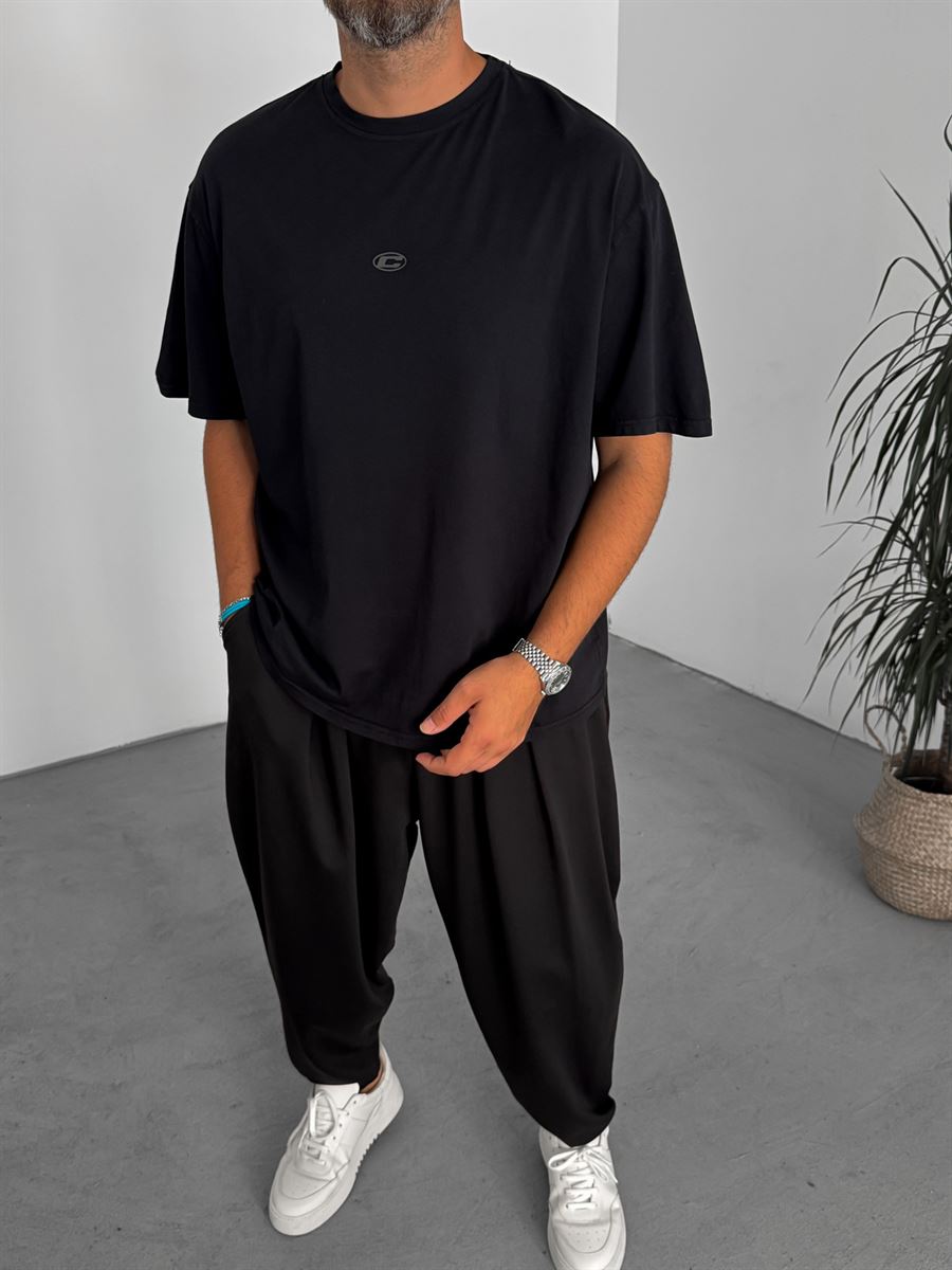 C-Embossed Washed T-Shirt