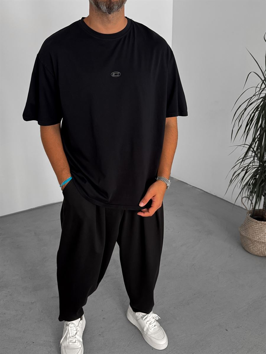 C-Embossed Washed T-Shirt