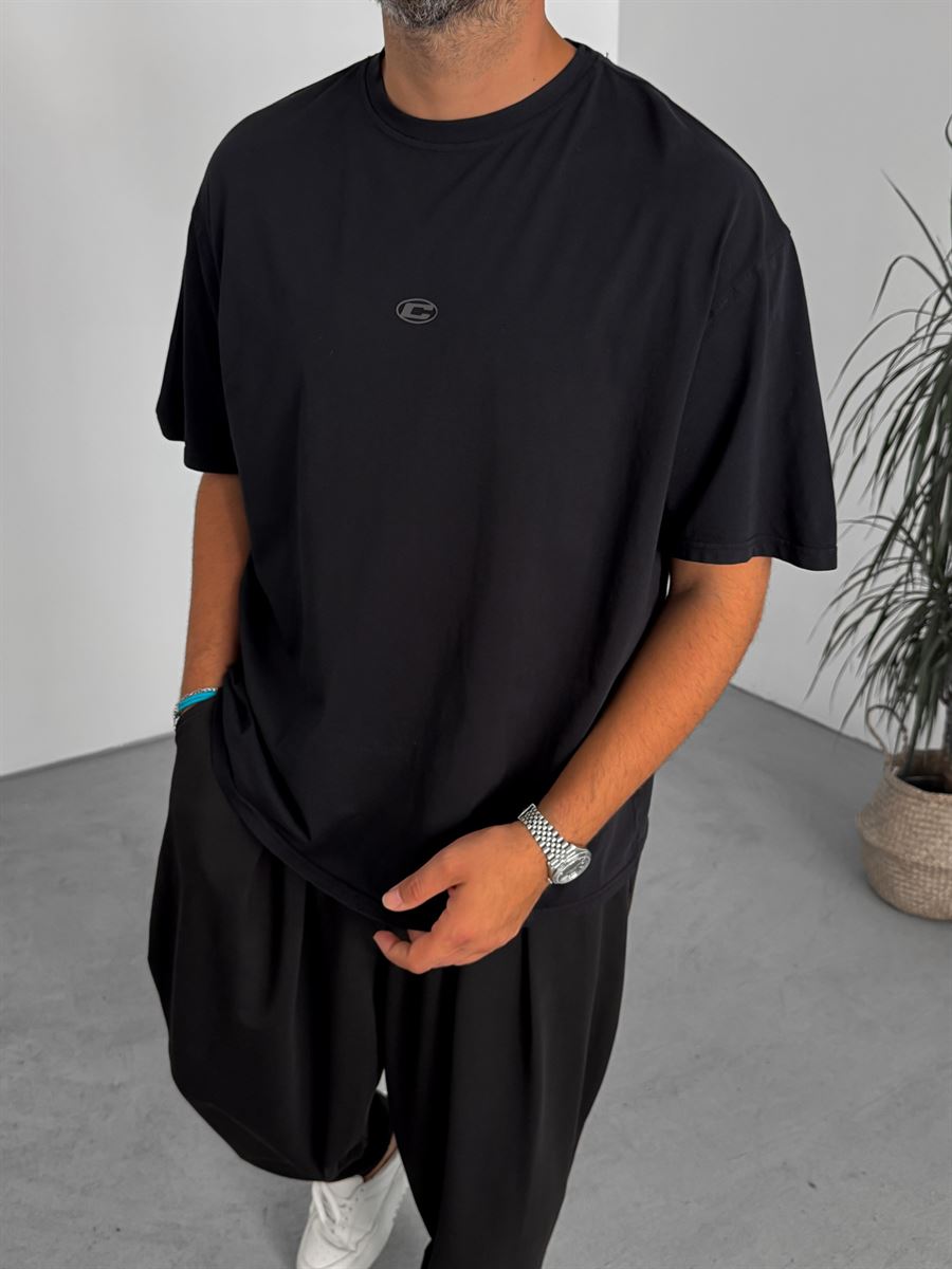 C-Embossed Washed T-Shirt