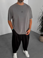 C-Embossed Washed T-Shirt