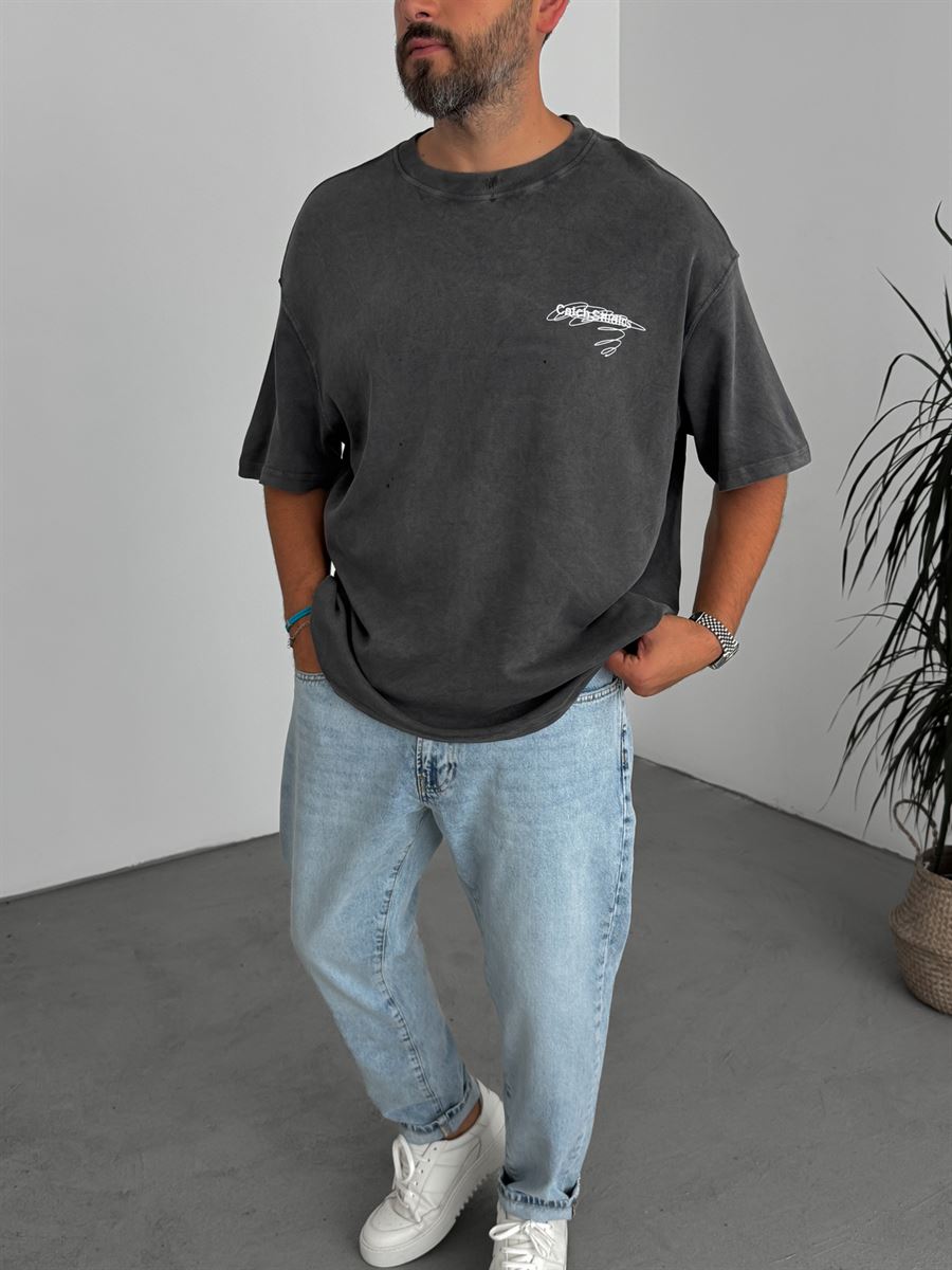 CS Printed Washed T-Shirt