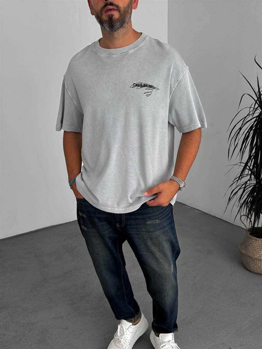 CS Printed Washed T-Shirt