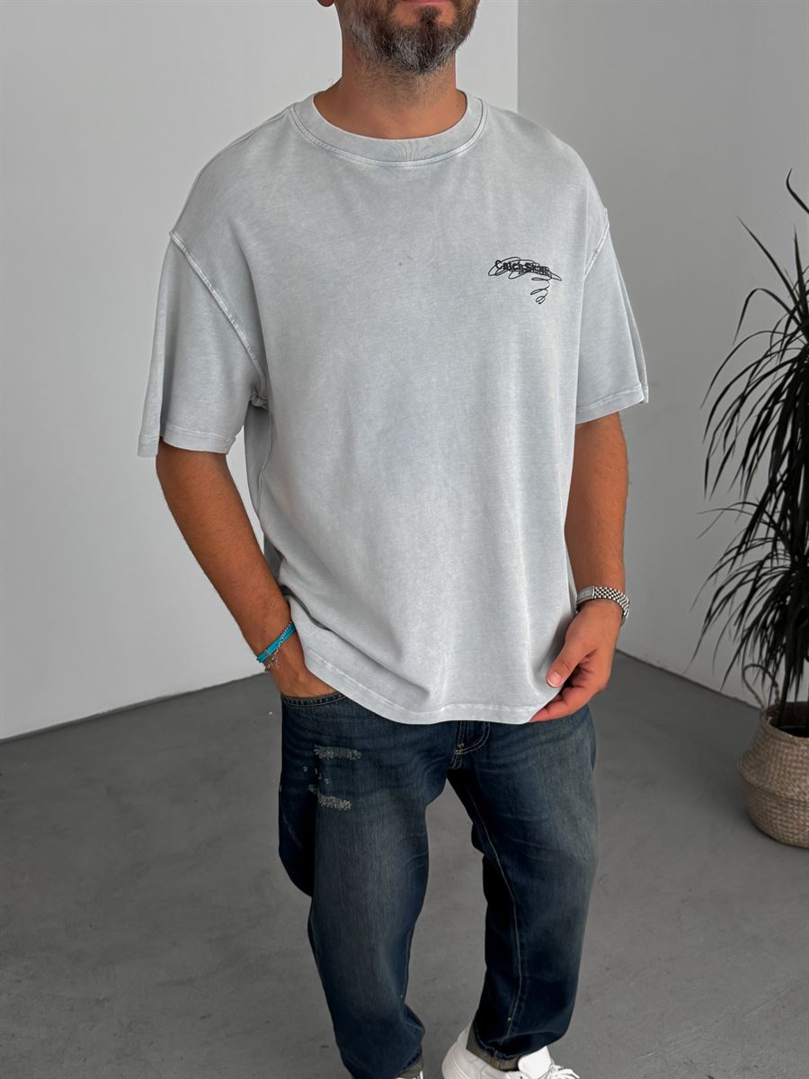 CS Printed Washed T-Shirt