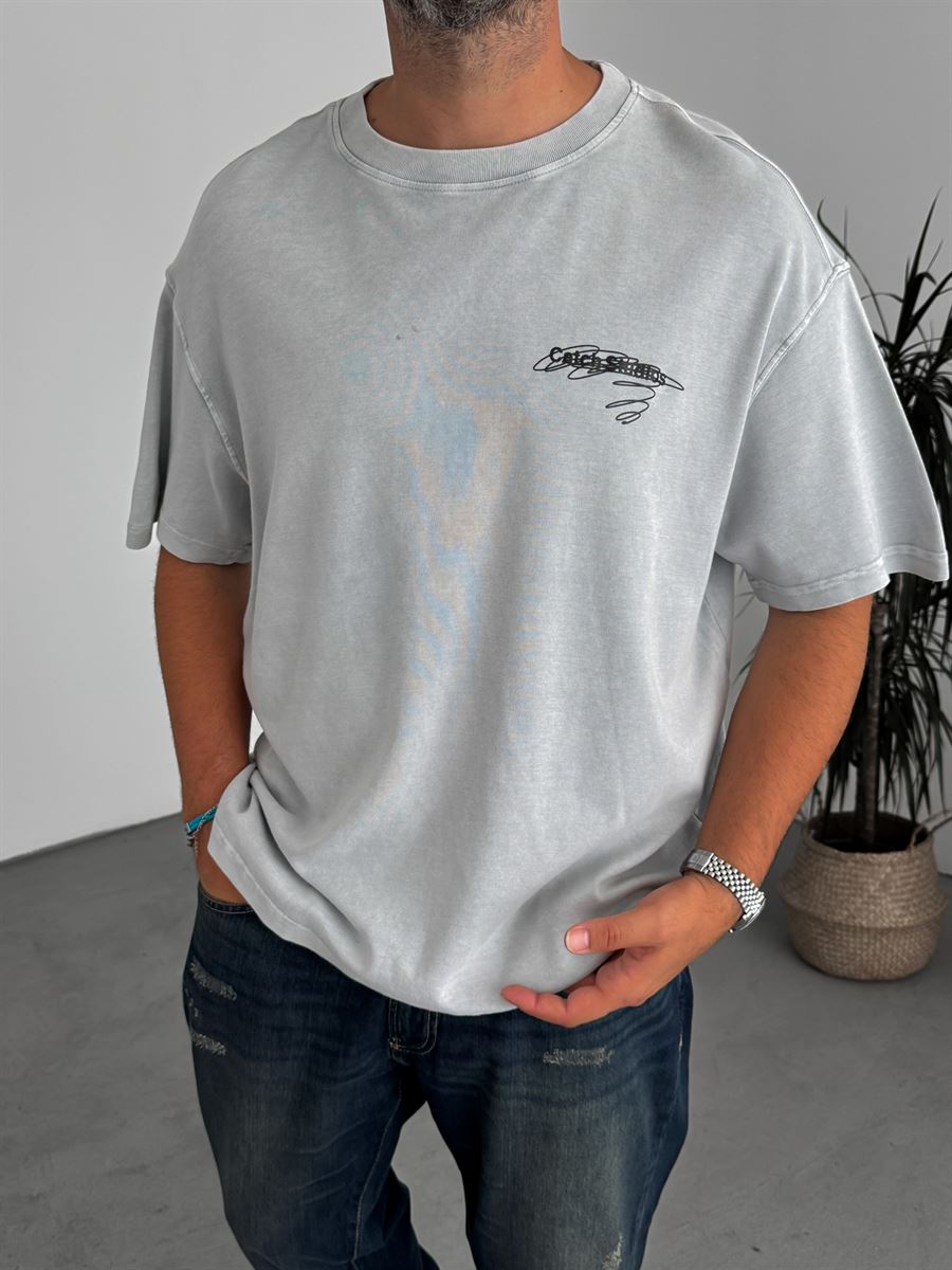 CS Printed Washed T-Shirt