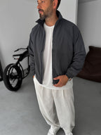 Seersucker Fabric Seasonal Jacket