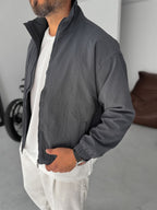 Seersucker Fabric Seasonal Jacket