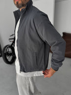 Seersucker Fabric Seasonal Jacket