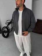 Seersucker Fabric Seasonal Jacket