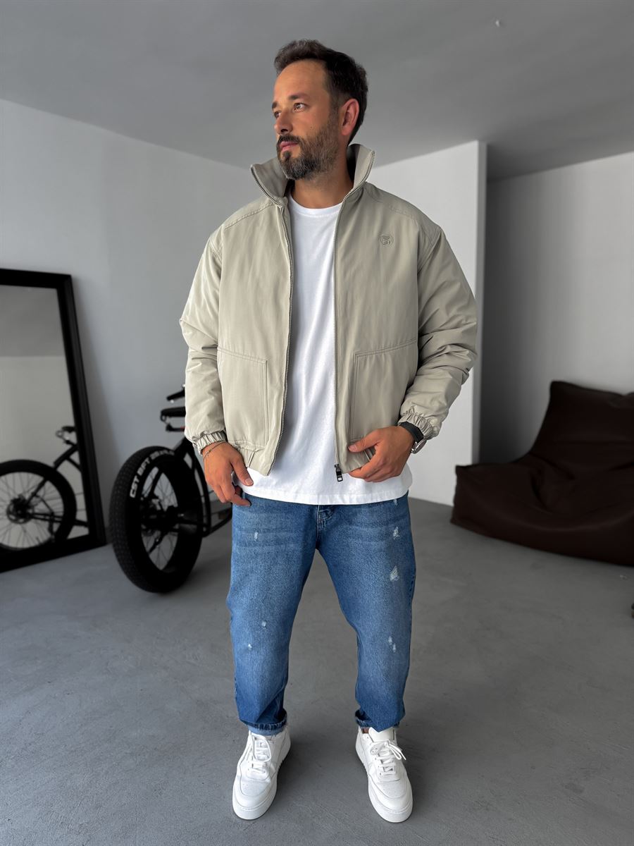 Embroidered Bomber Jacket