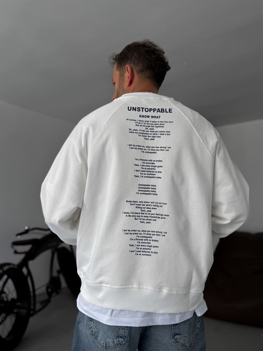 Unstoppable Printed Sweatshirt