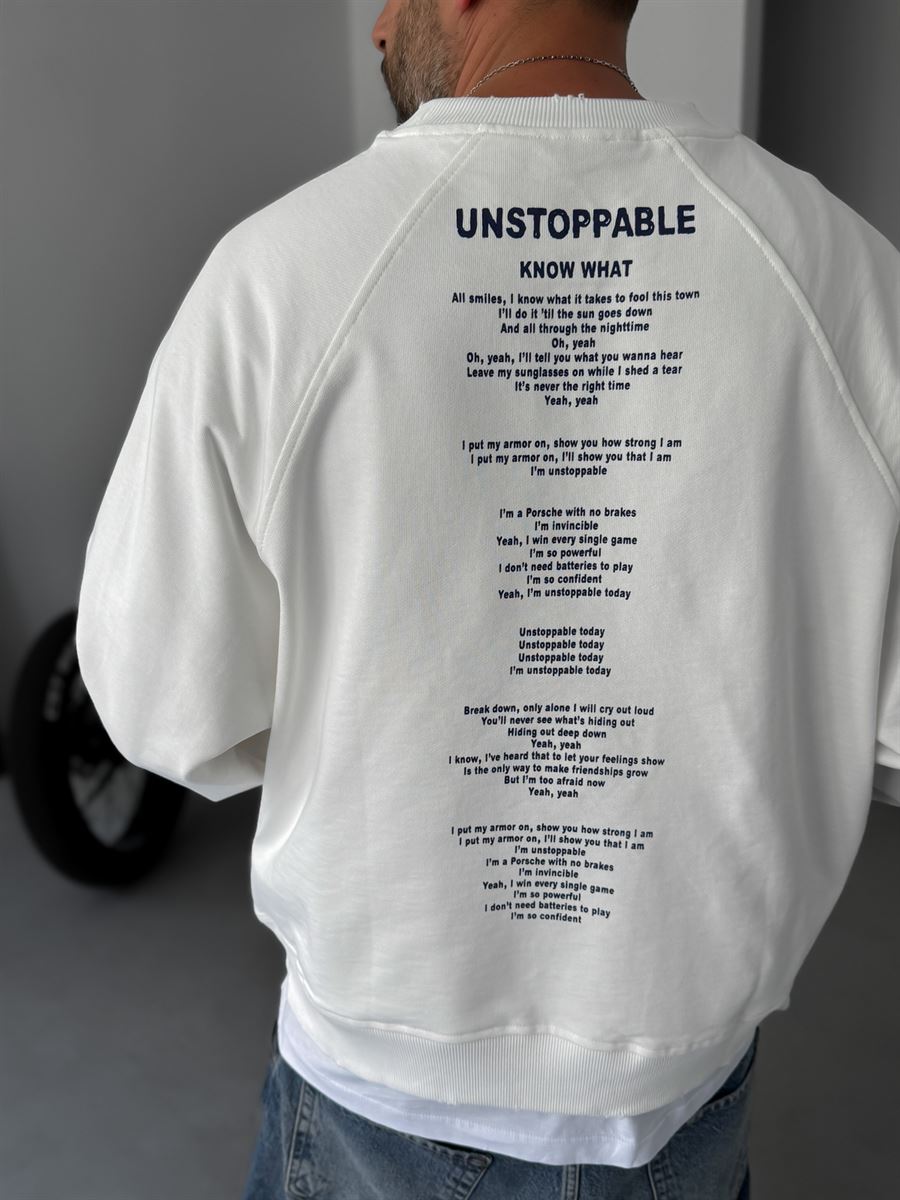 Unstoppable Printed Sweatshirt